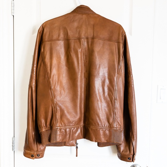 Hugo Boss Leather Jacket - Brown - 42R (L) - Picture 4 of 16